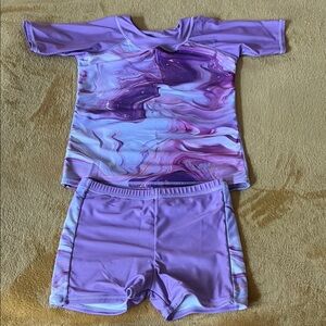 Kids Purple Swim Set